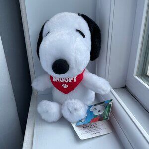 Collectible Snoopy Peanuts 8" plush stuffed animal with bandana